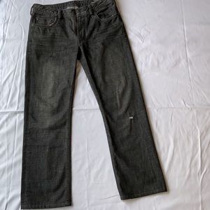 BUFFALO DAVID BITTON MEN’S DRIVEN BASIC STRAIGHT LEG JEANS / GRAY / 31